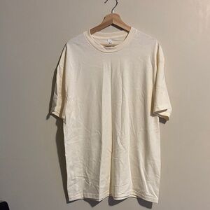 NWOT! XL American Apparel Ivory Colour Tee
